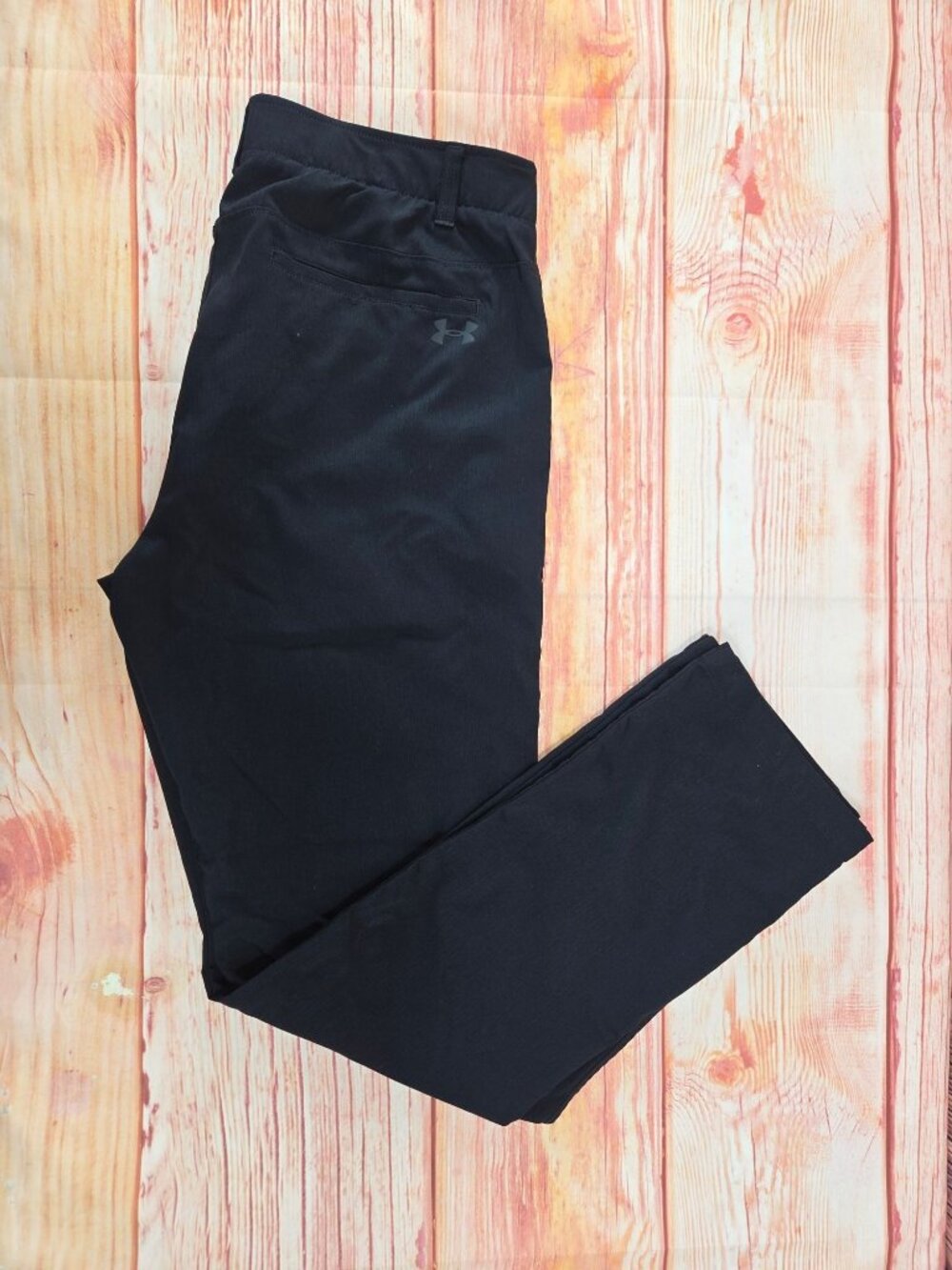 Under Armour Mens Showdown Golf Performance Pants 36x32 Black Stretch